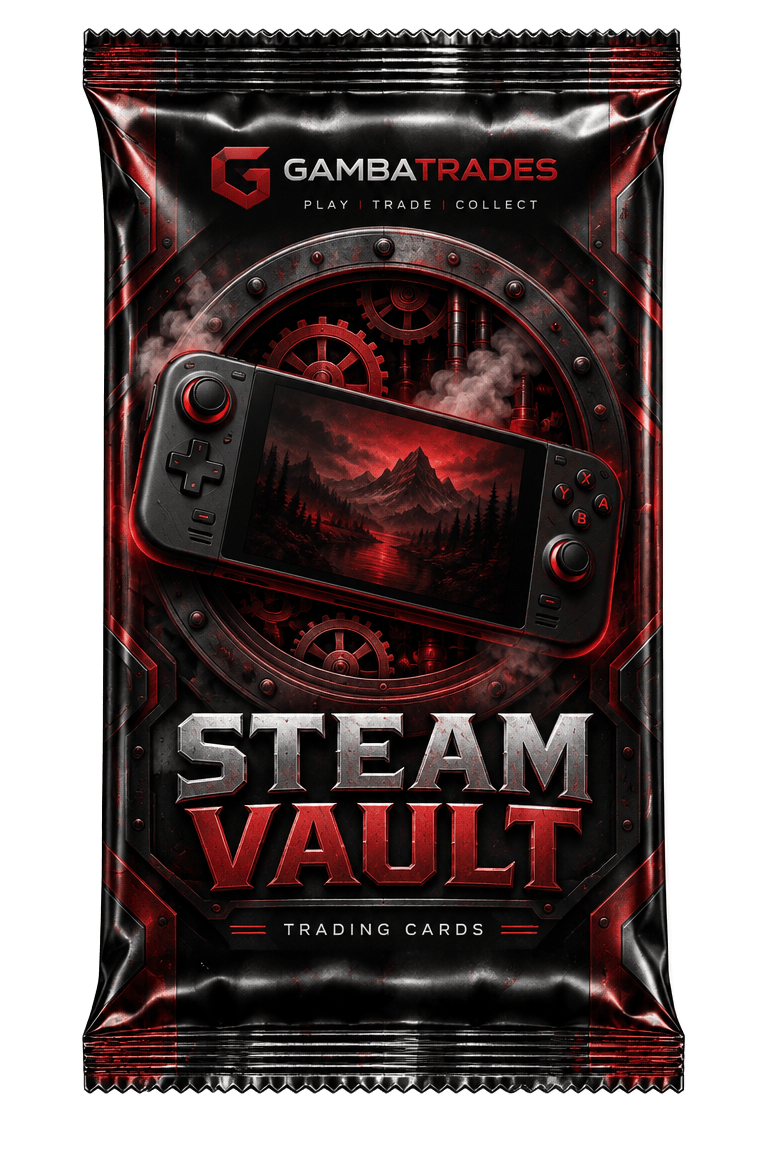 Steam Vault sealed GambaTrades foil pack